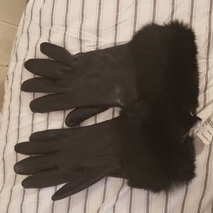 Lord and Taylor genuine leather gloves